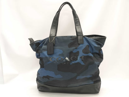 COACH F71758 Camouflage Nylon Tote Bag