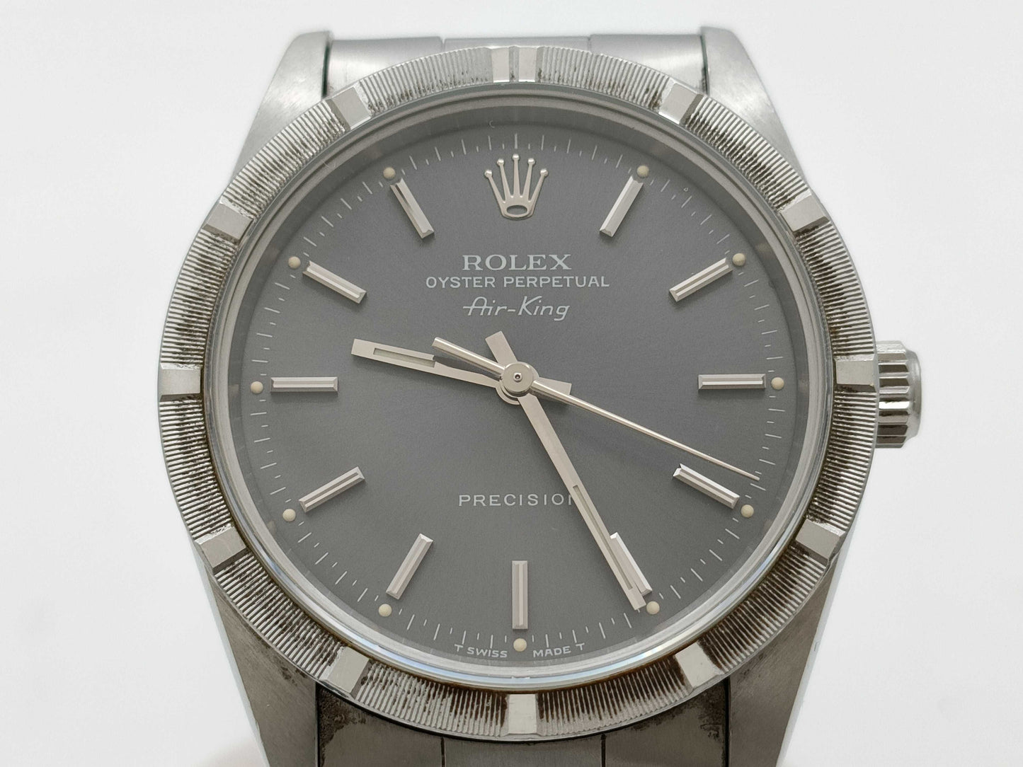 ROLEX 14010 W239252 Gray Dial Slate Boys' Watch