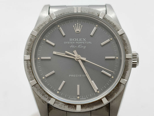 ROLEX 14010 W239252 Gray Dial Slate Boys' Watch