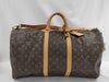 LOUIS VUITTON Monogram Keepall 55 Bandouliere Boston Bag