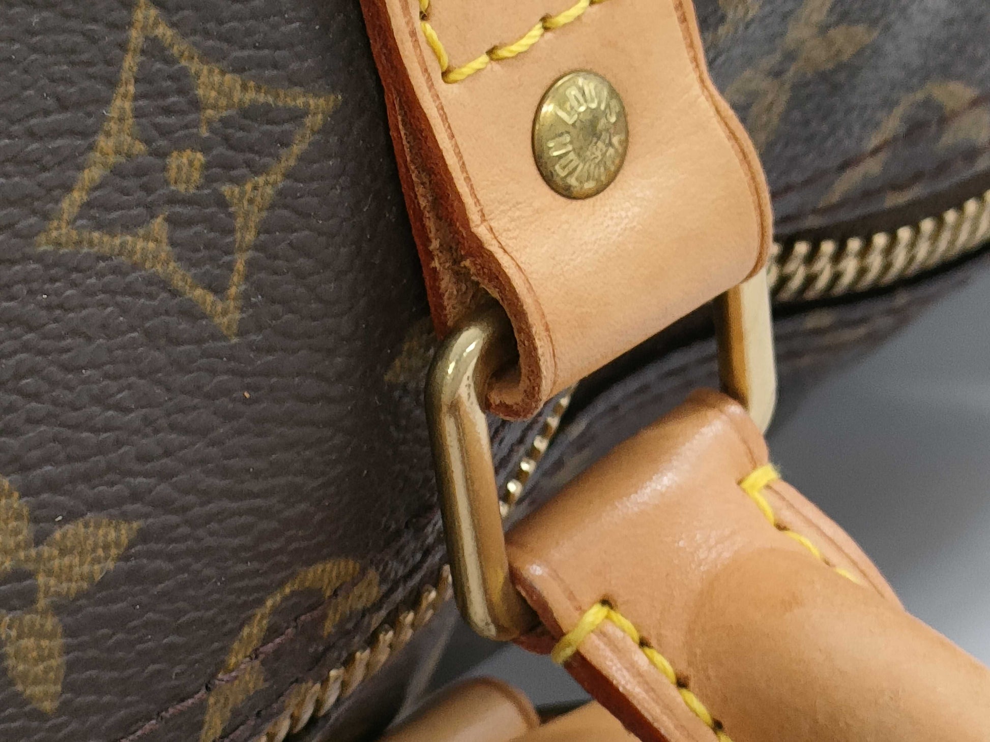 LOUIS VUITTON Monogram Keepall 55 Bandouliere Boston Bag