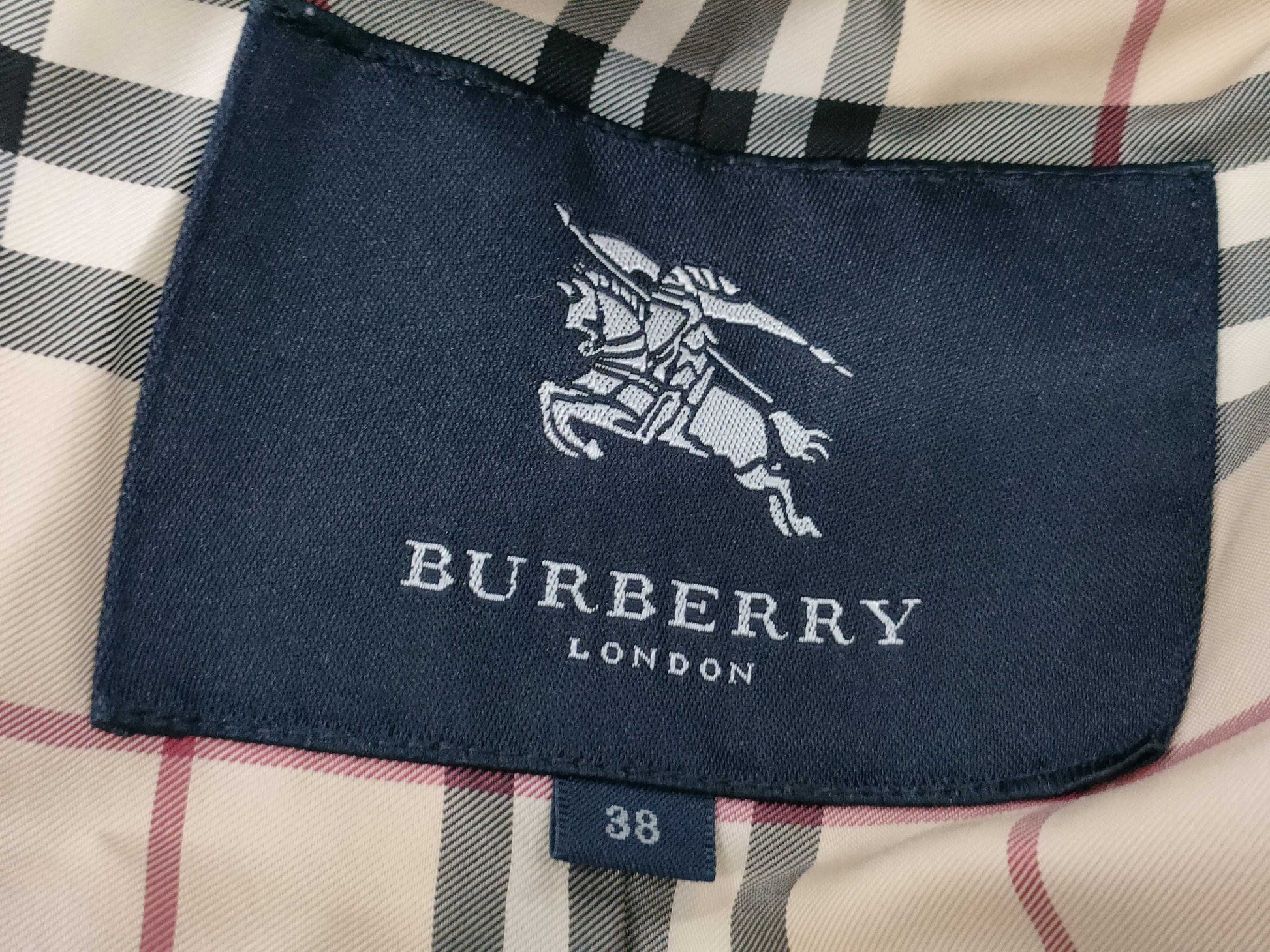 BURBERRY long down jacket