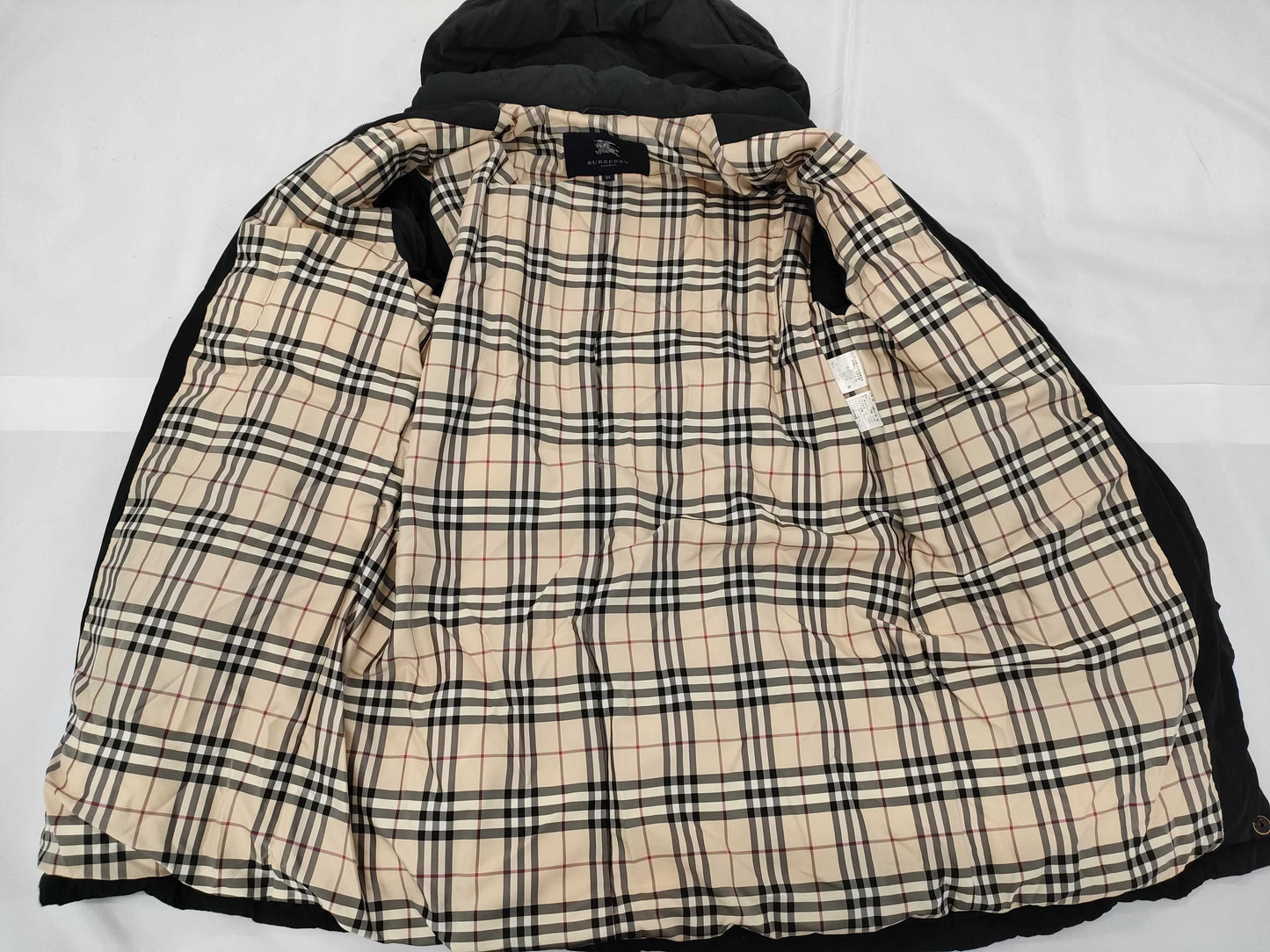 BURBERRY long down jacket