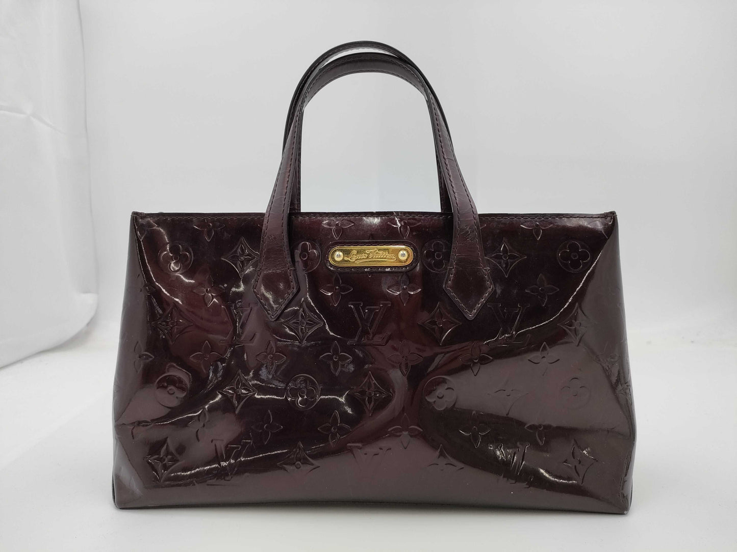 LOUIS VUITTON Vernis M93641 Wilshire PM Handbag