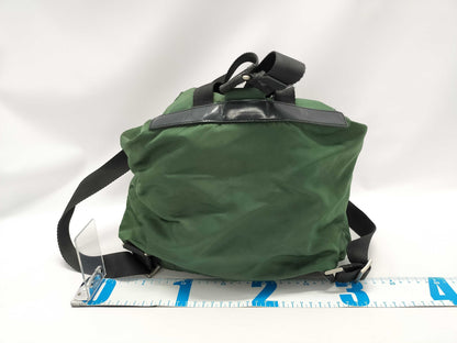 PRADA Nylon Backpack Green Backpack