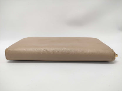 PRADA Saffiano Cherry Long Wallet