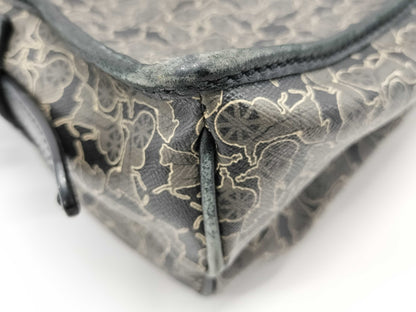 CELINE Horse and Carriage Print Shoulder Bag