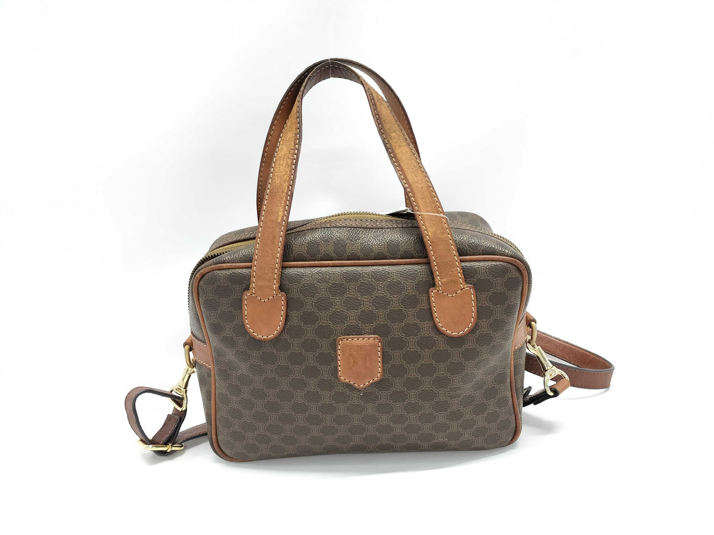 CELINE Macadam Shoulder Bag Handbag