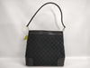 GUCCI GG Canvas x Leather Shoulder Bag 33900