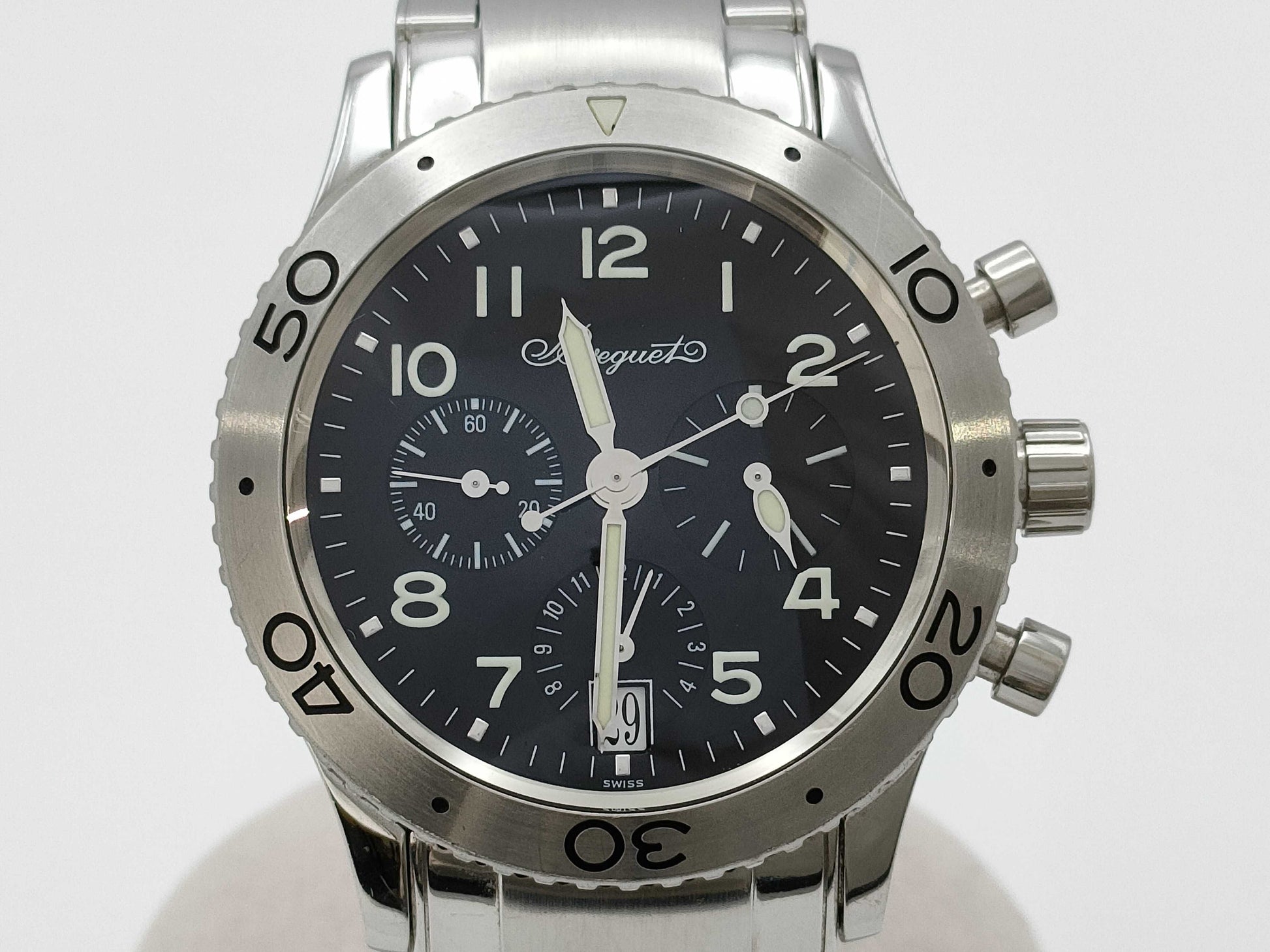 BREGUET Transatlantic 3820 37968 Black Dial Automatic Men's Watch