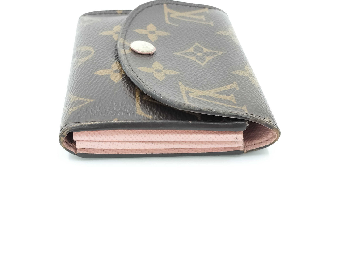 LOUIS VUITTON Monogram Porte Monnaie Rosalie Pink Coin Case
