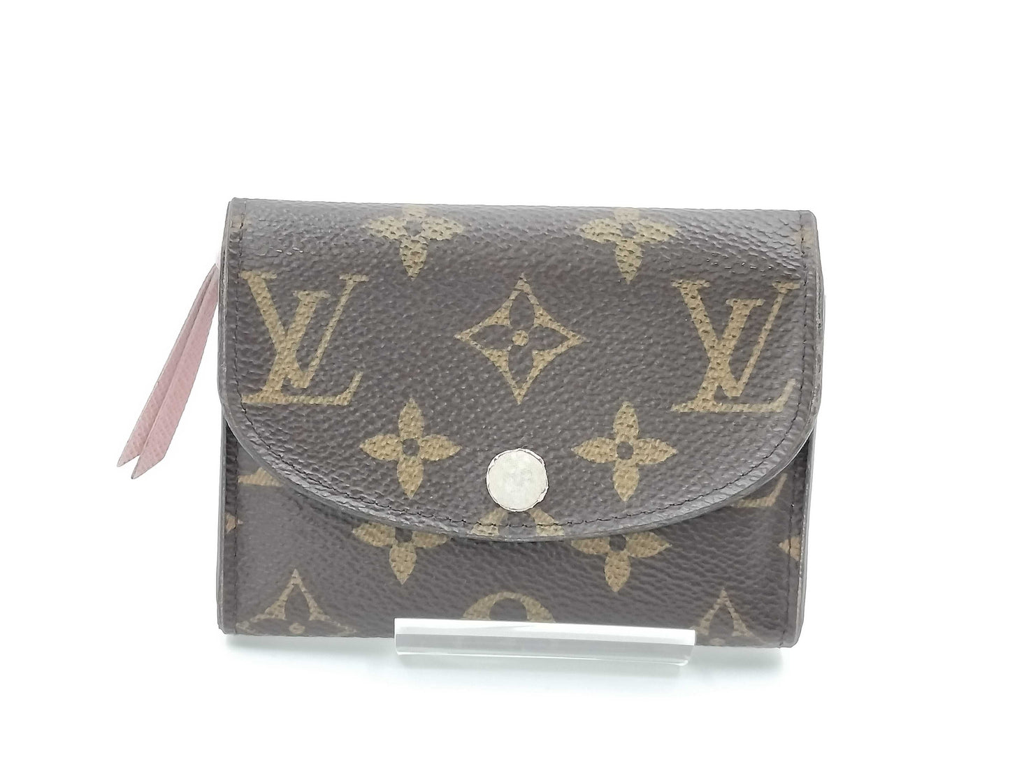 LOUIS VUITTON Monogram Porte Monnaie Rosalie Pink Coin Case