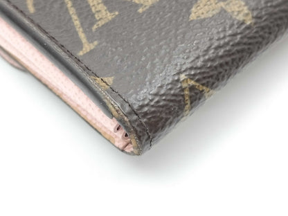 LOUIS VUITTON Monogram Porte Monnaie Rosalie Pink Coin Case