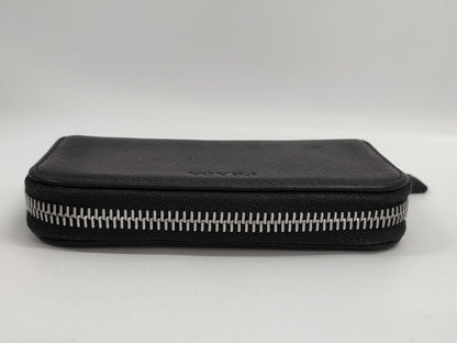 PRADA Saffiano/Round Zip/Key Case Key Case/Key Holder