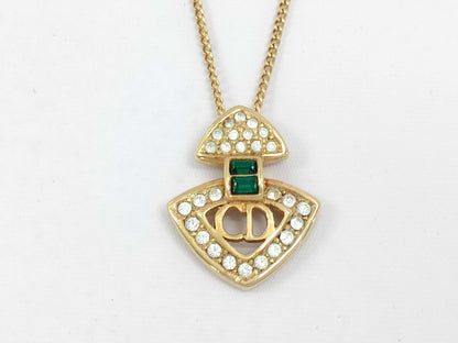 Dior Rhinestone Necklace Necklace