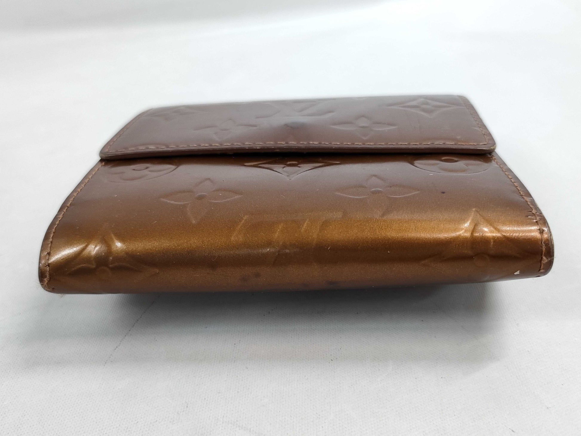 LOUIS VUITTON Vernis Double Compact Wallet