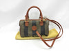 FENDI Pecan Print Mini Boston Handbag