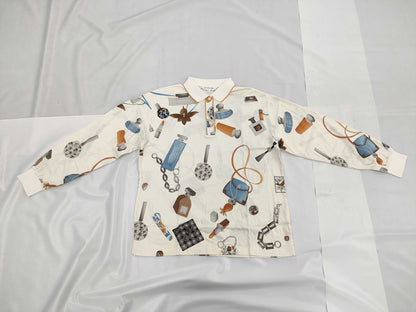 LEONARD all-over print top