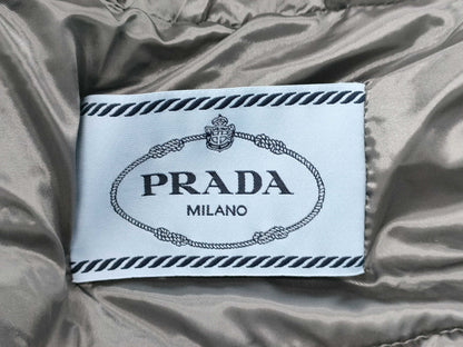 PRADA Plate Down Jacket in Gray