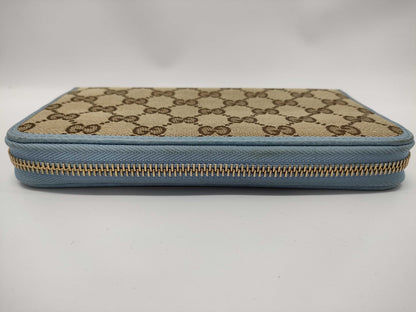 GUCCI GG Canvas Zippy Wallet