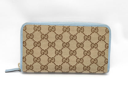 GUCCI GG Canvas Zippy Wallet