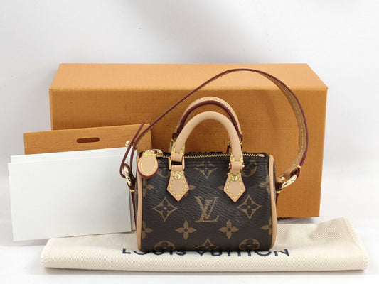 LOUIS VUITTON Monogram M00544 Bijoux Sac Micro Speedy Pouch