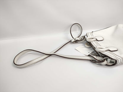 LOEWE Leather Shoulder Bag White Shoulder Bag