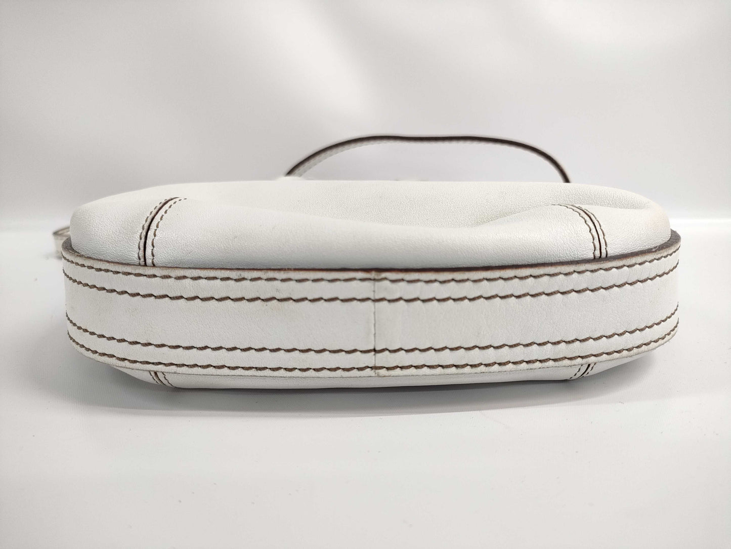 LOEWE Leather Shoulder Bag White Shoulder Bag
