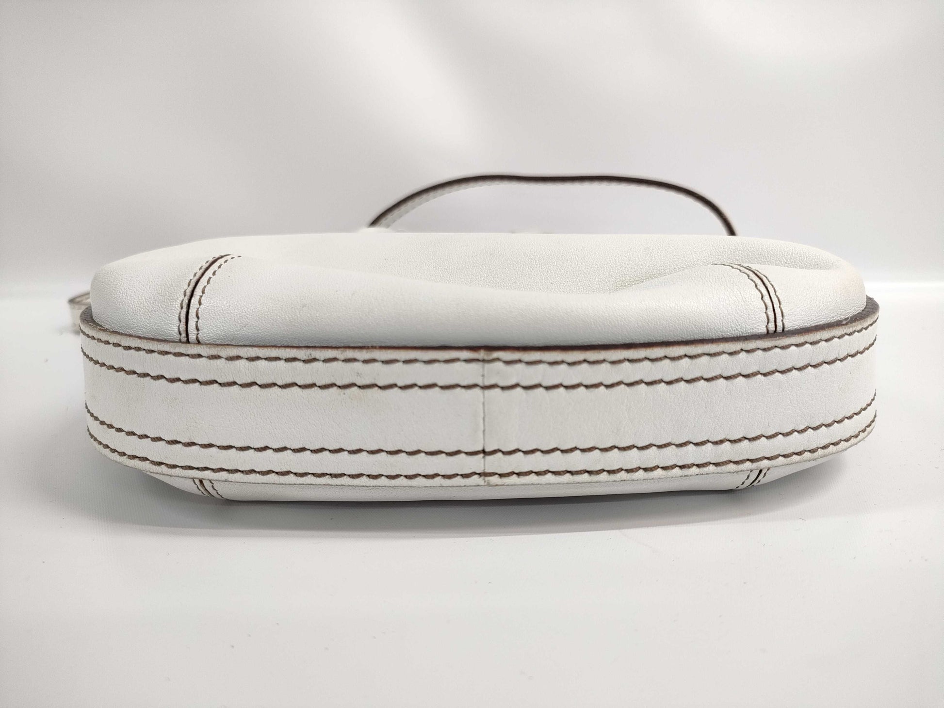 LOEWE Leather Shoulder Bag White Shoulder Bag
