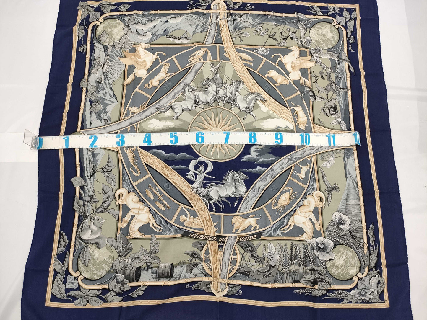 HERMES RYTHMES DU MONDE 140 Large Stole Other Accessories