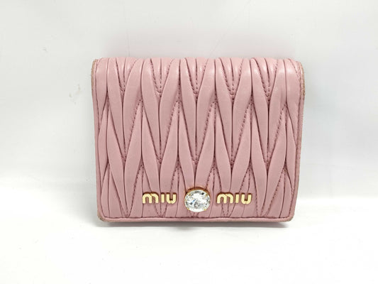 Miu Miu Matelasse Wallet