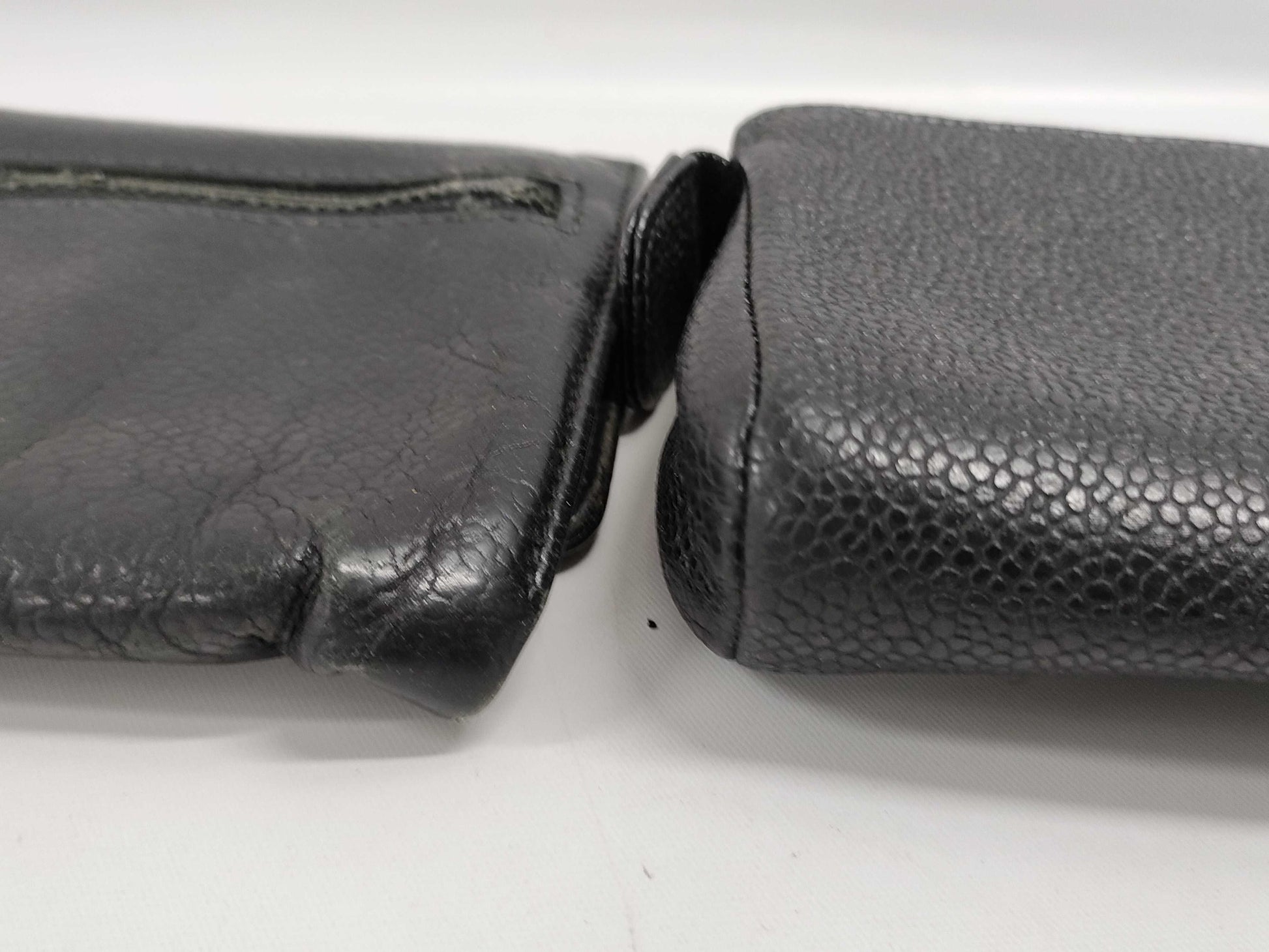 CHANEL Caviar Skin Wallet Set of 2