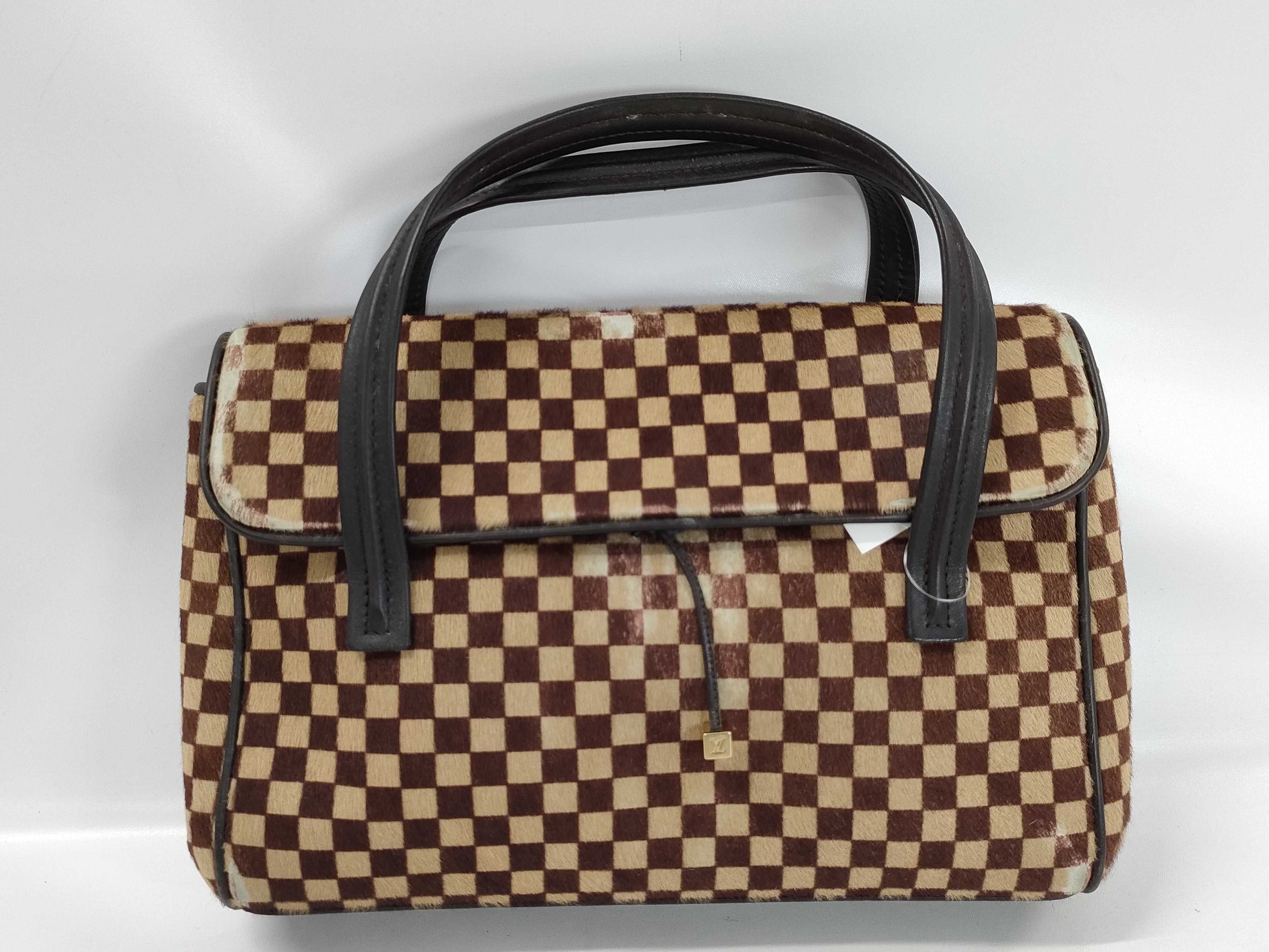 LOUIS VUITTON Damier Sauvage Lion Handbag
