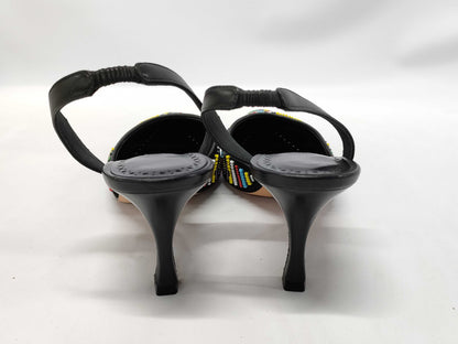 MANOLO BLAHNIK beaded pumps