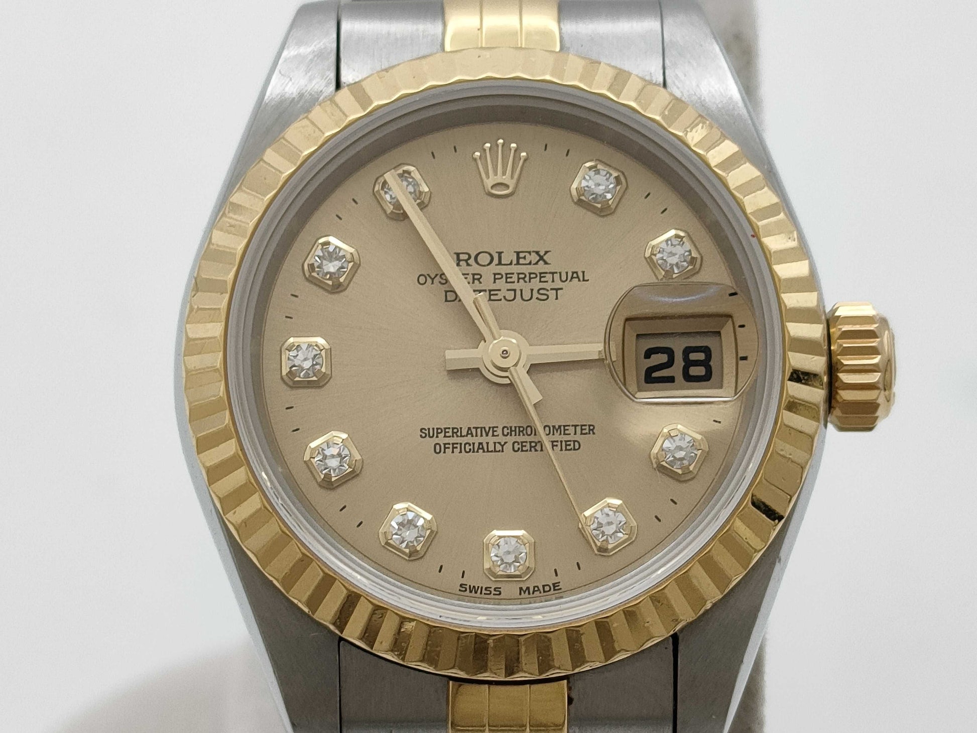 ROLEX 69173G U350150 Champagne Dial Women's Watch