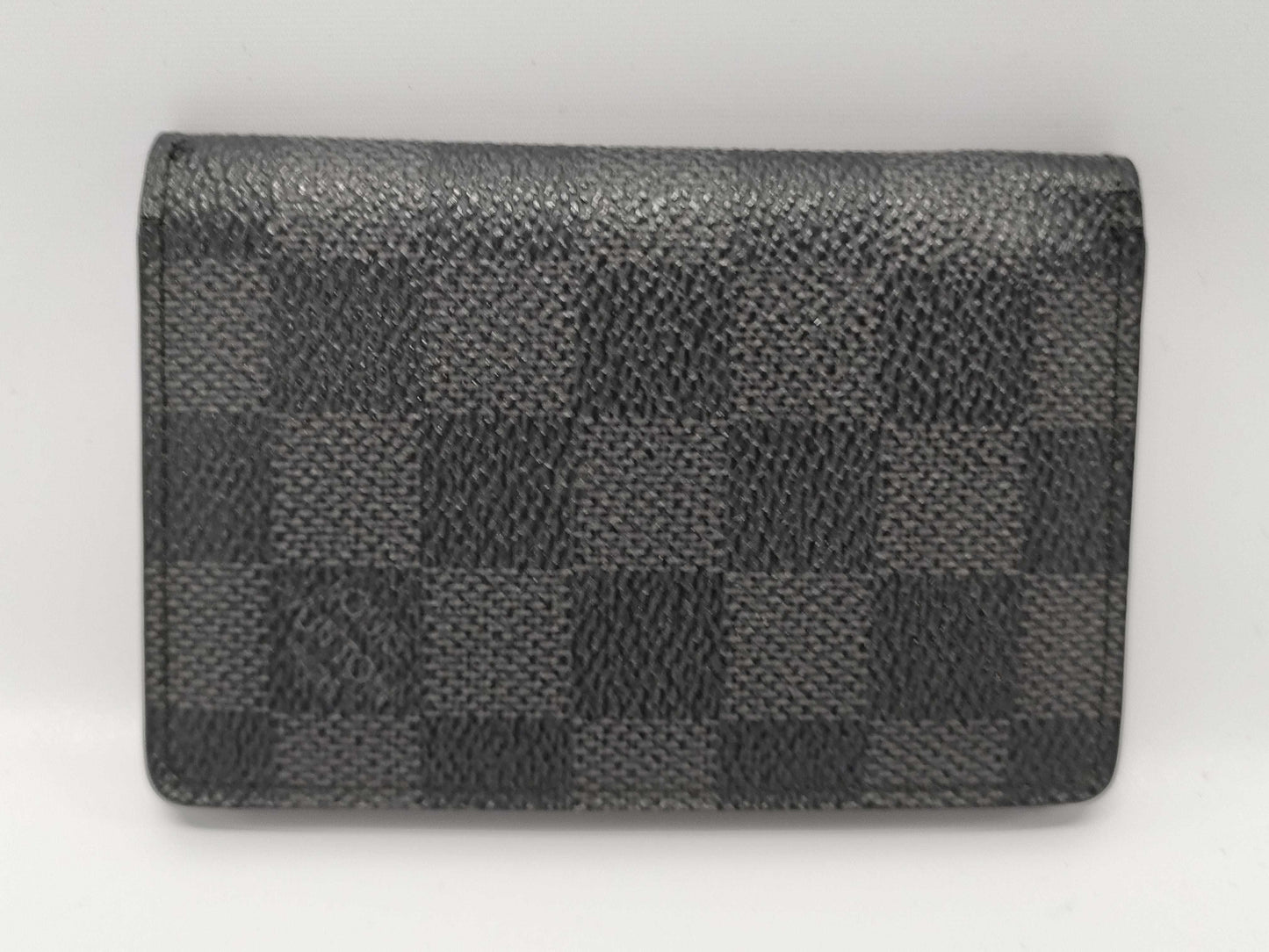 LOUIS VUITTON Damier Graphite N63075 Organizer de Poche Card Case, Pass Case, Business Card Holder