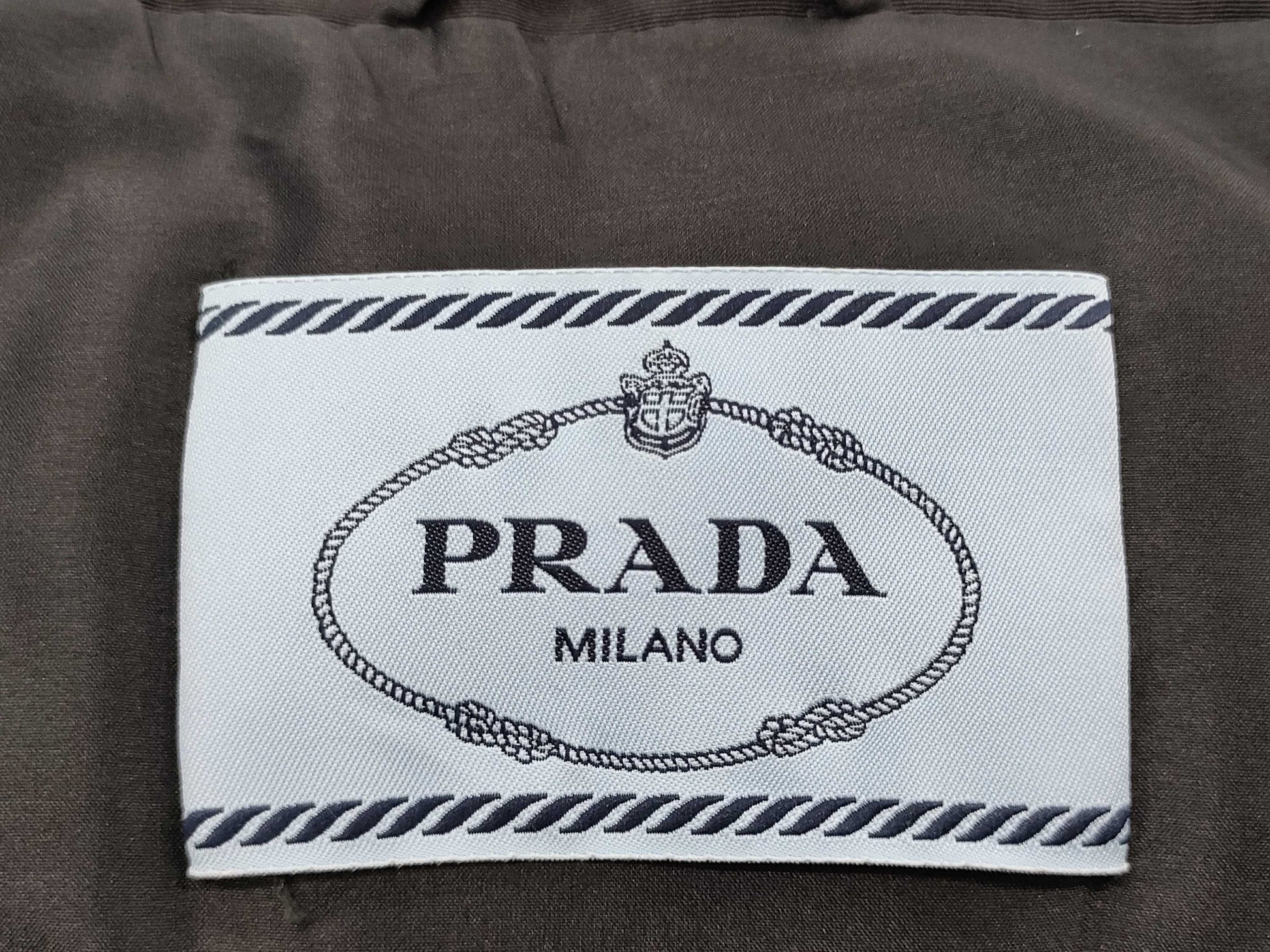 PRADA Down Coat Fox Button 29X527 Coat