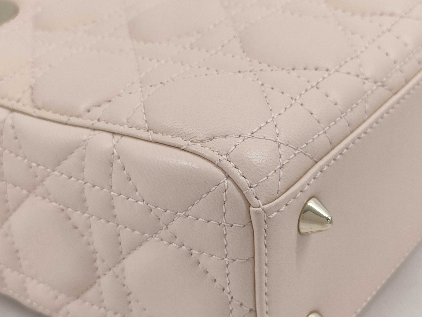 Dior Lady Dior Beige Handbag with ST