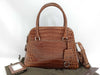 FOXEY Crocodile Embossed Handbag