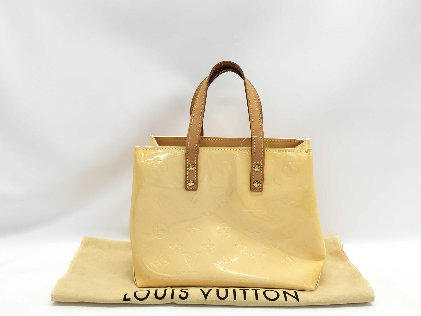 LOUIS VUITTON Vernis Reed PM Handbag
