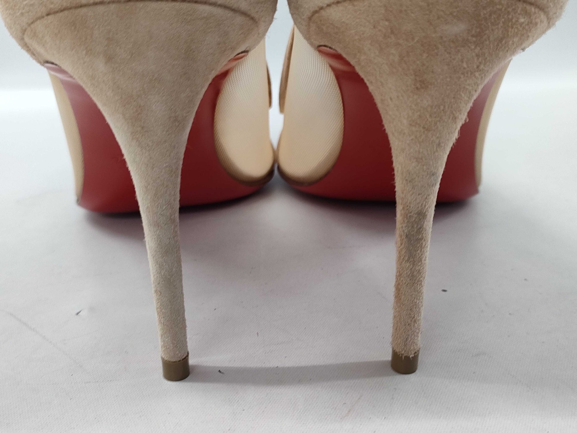 Christian Louboutin mesh pumps