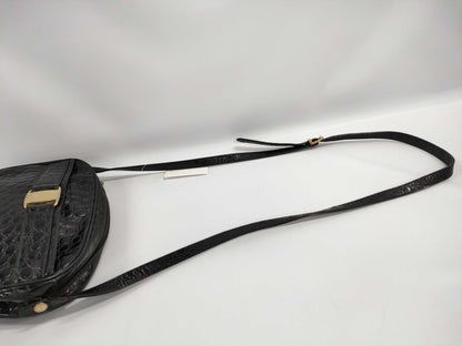 Salvatore Ferragamo Vara Crocodile Embossed Shoulder Bag Shoulder Bag