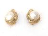 CHANEL □ Vintage Pearl Earrings Earrings