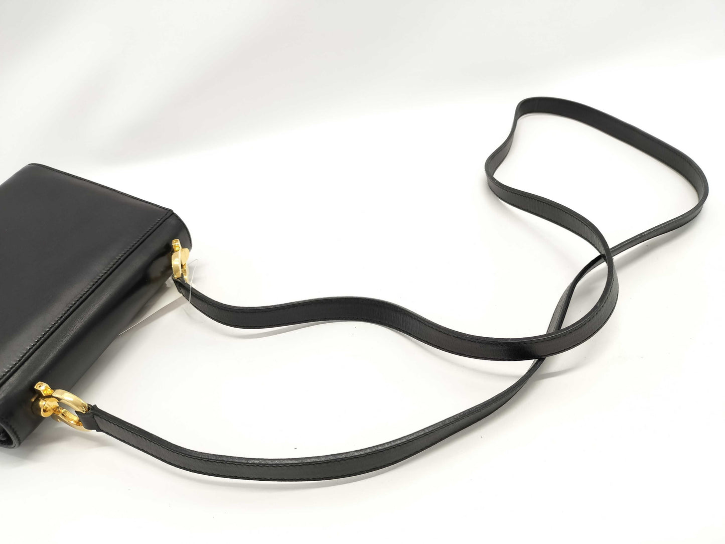 Salvatore Ferragamo Gancini Leather Shoulder Bag