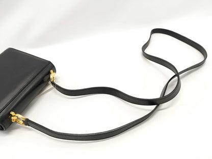 Salvatore Ferragamo Gancini Leather Shoulder Bag