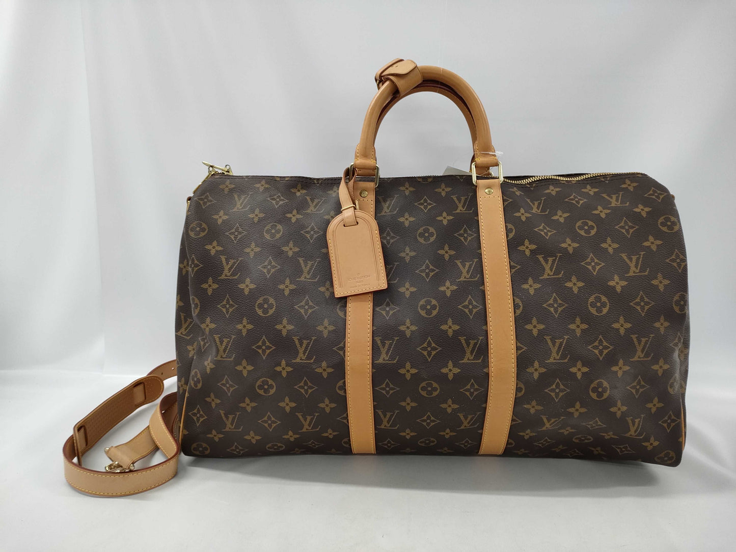 LOUIS VUITTON Monogram M41416 Keepall Bandouliere 50 Boston Bag