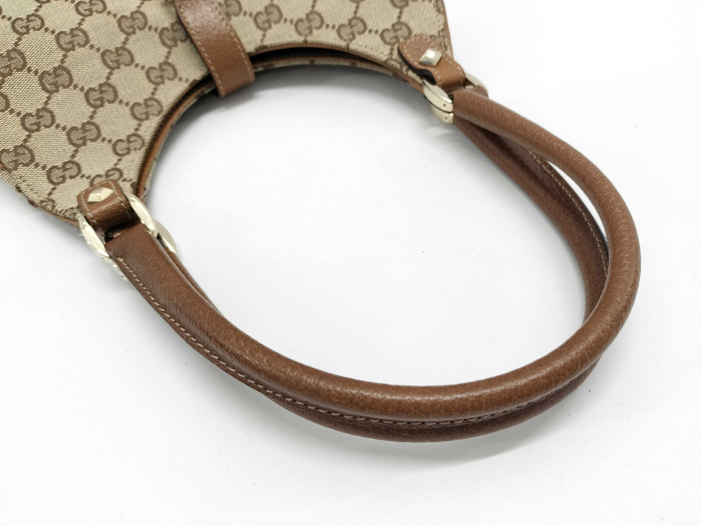 GUCCI GG Canvas 124409 Jackie One-Shoulder Bag 