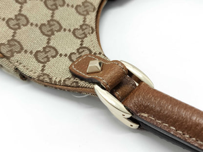 GUCCI GG Canvas 124409 Jackie One-Shoulder Bag 