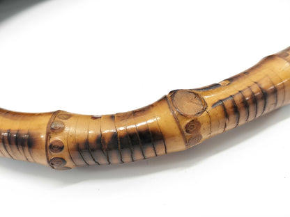 GUCCI Bamboo Suede Tote Bag