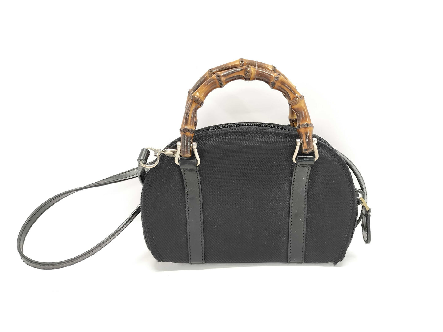 GUCCI Bamboo Mini Pochette Shoulder Bag